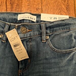 Loft jeans new with tags. Size in picture.